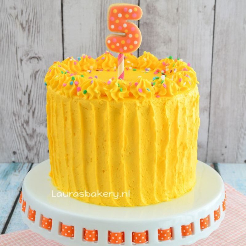 Confetti verjaardagstaart 1a