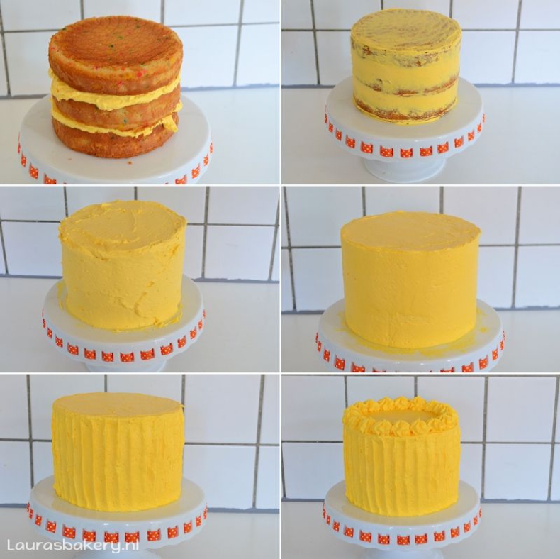 Confetti verjaardagstaart 5a