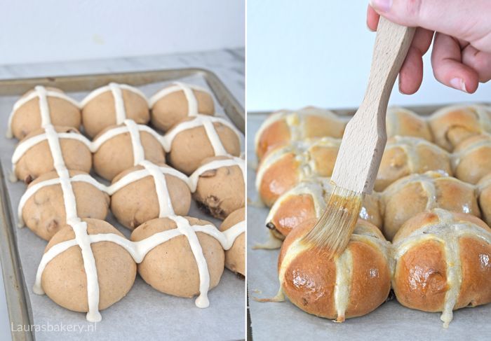 hot cross buns maken