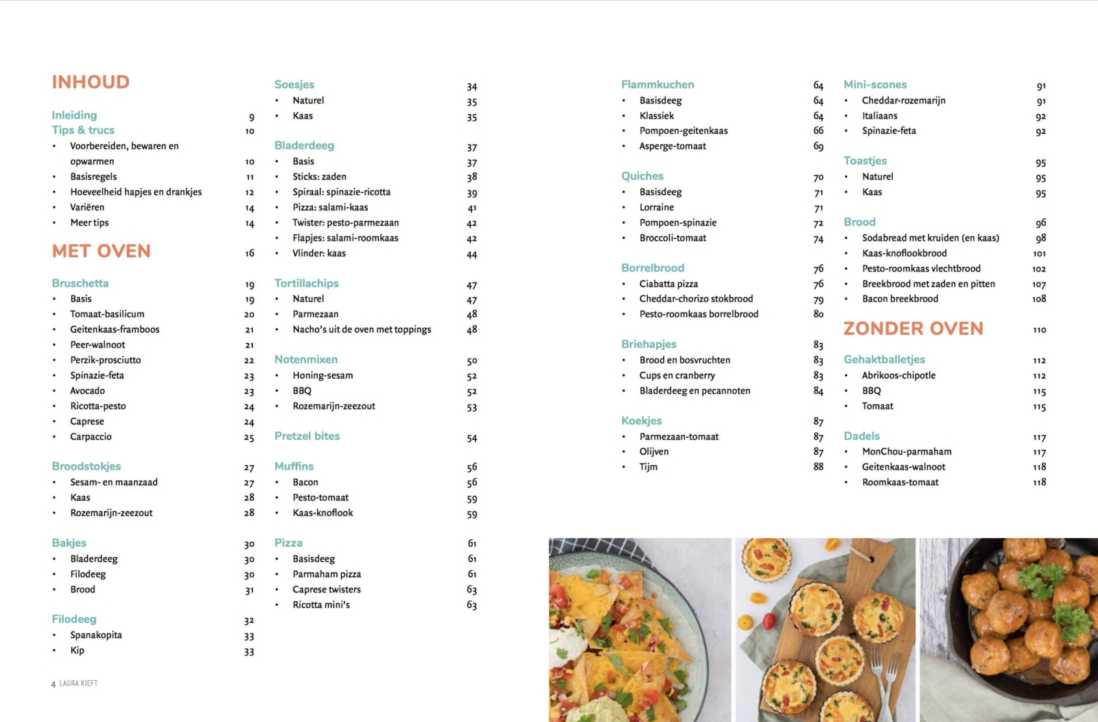 Inhoudsopgave Het Borrelhapjes Bakboek 1