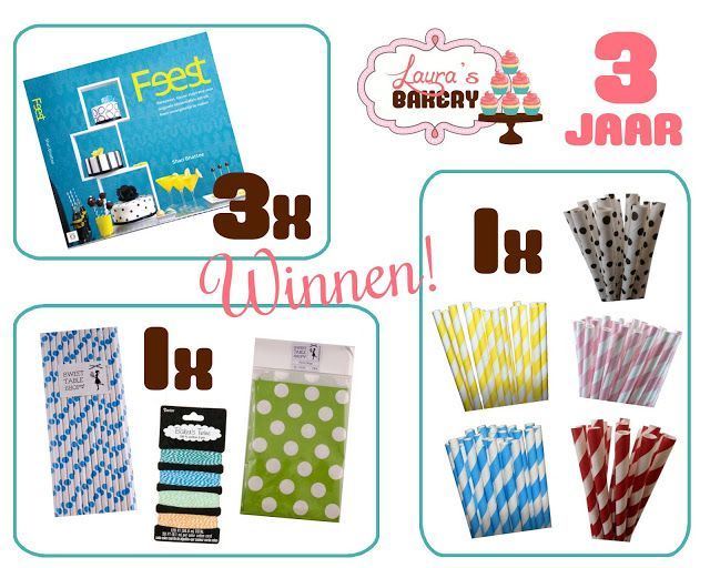 Laura's Bakery 3 jaar! Winactie