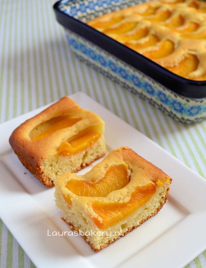 Perzik plaatcake 3a