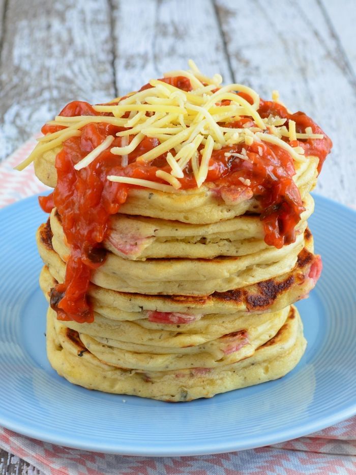 Pizza pancakes