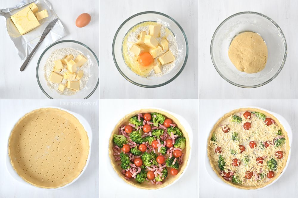 Quiche met broccoli en tomaat 1a