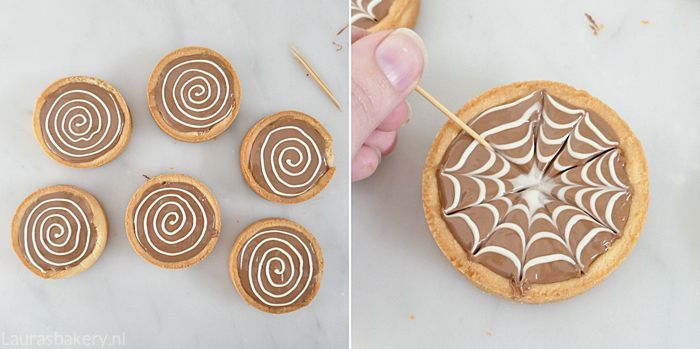 Spinnenweb caramel shortcakes 4a