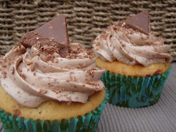 Toblerone cupcakes