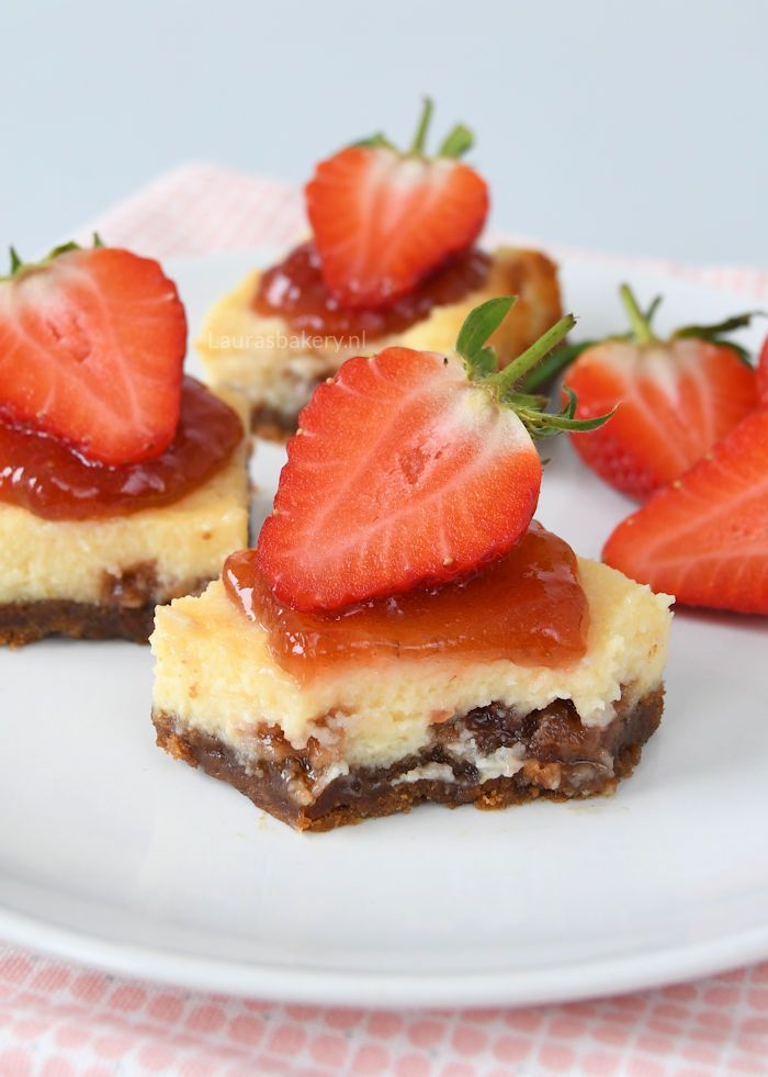 aardbeien cheesecake repen 5a