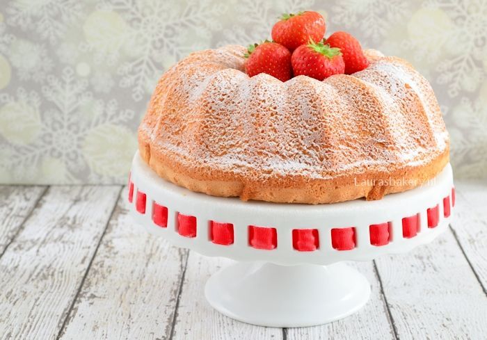 angel food cake met aardbeien 2a