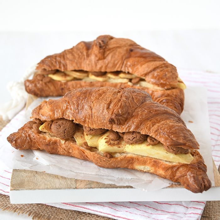 Appel-speculaas croissants