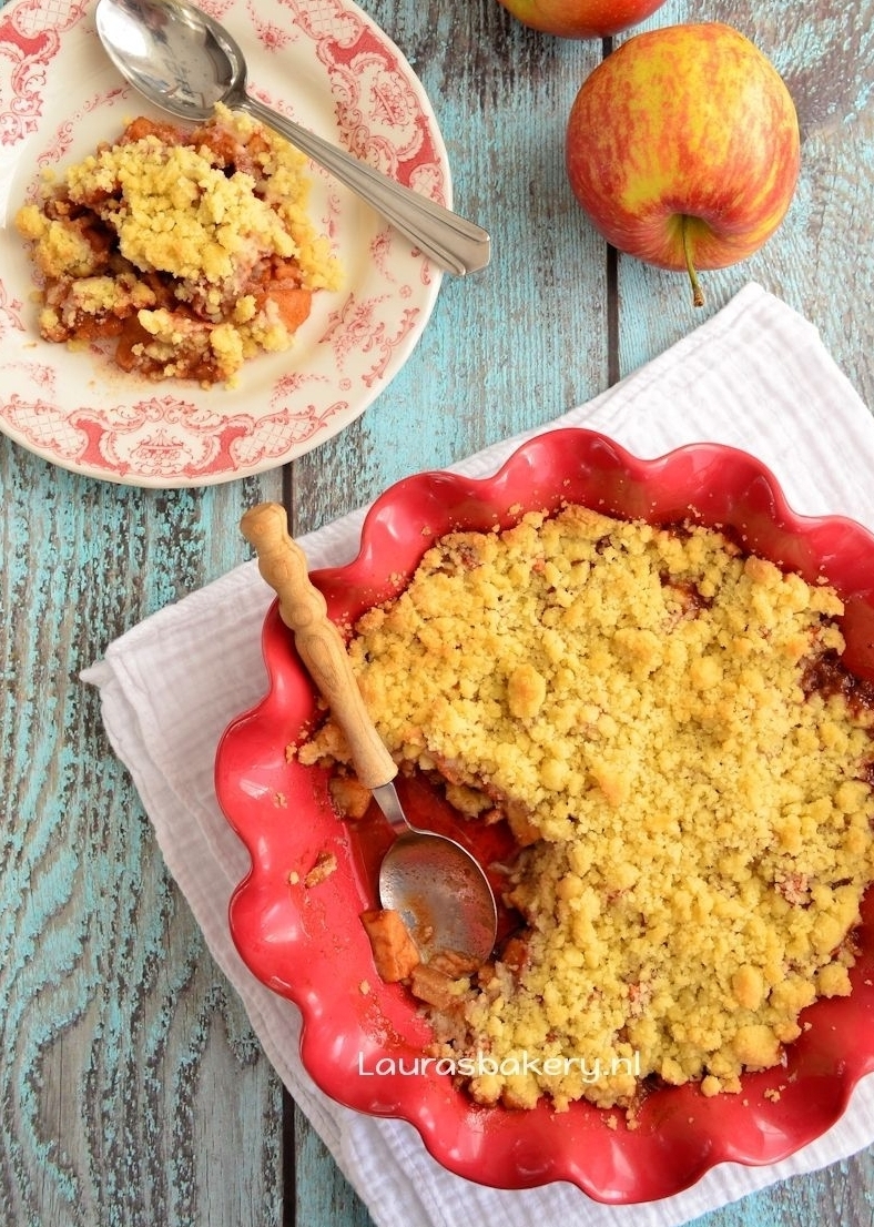 appel kaneel crumble