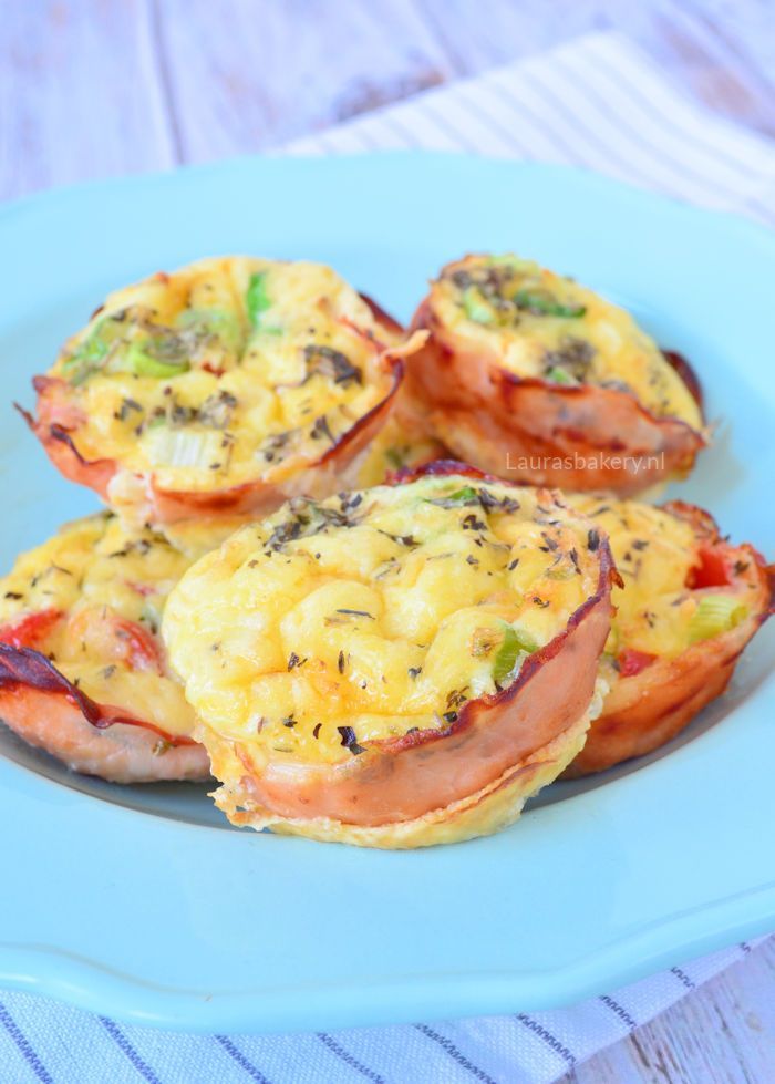 Bacon-ei muffins