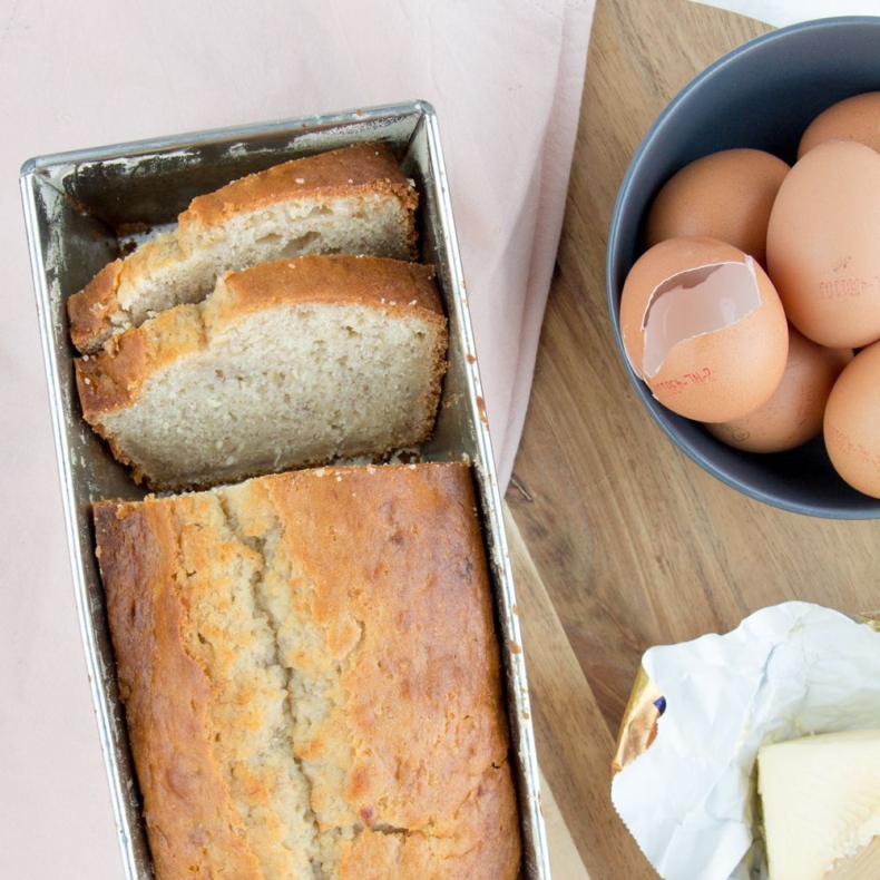 Bananenbrood met roomkaas