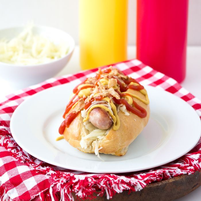 Bbq hot dog New York stijl