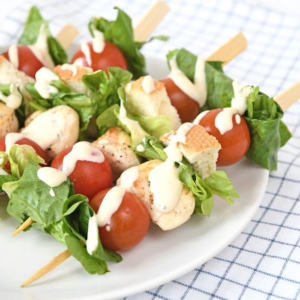 CAESAR SALADE SPIESJES maken