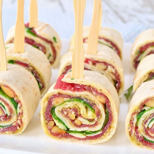 Carpaccio wraps (wrap hapjes)