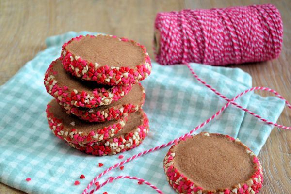 Valentijn chocolade koekjes