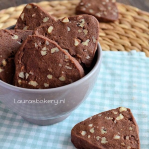 CHOCOLADE KOEKJES MET HAZELNOTEN EN PECANNOTEN