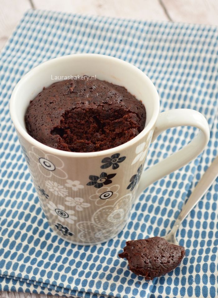 rib Meetbaar kan niet zien Chocolade mug cake - Laura's Bakery