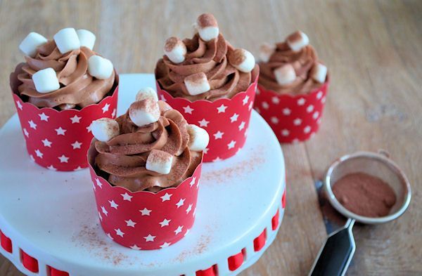 Chocolademelk Cupcakes