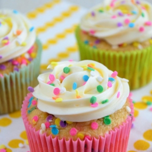Confetti cupcakes