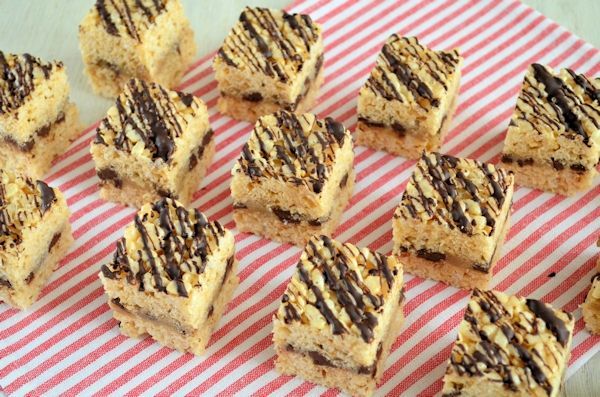 Cookie Dough Rice Krispie Treats