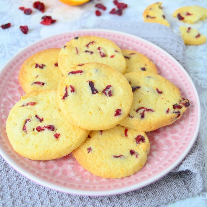 Cranberry sinaasappel koekjes