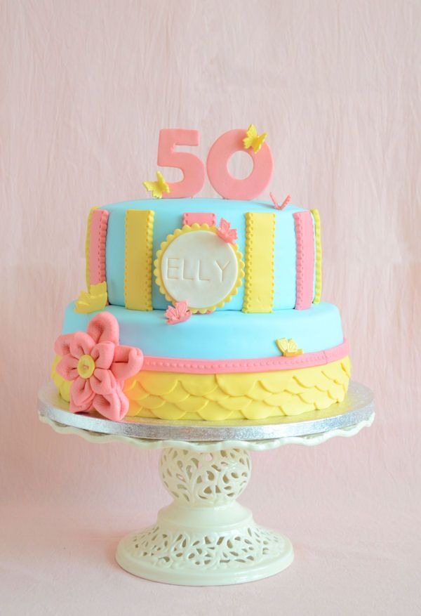 Modern vintage cake