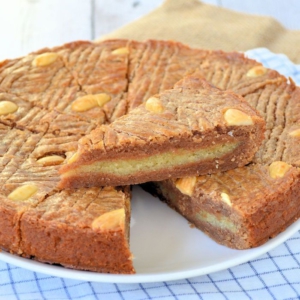 Gevuld speculaas boterkoek