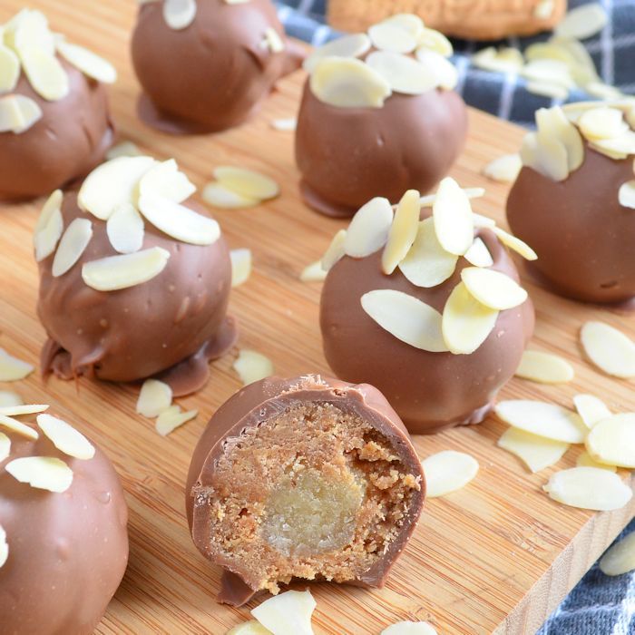 Gevulde speculaas truffels