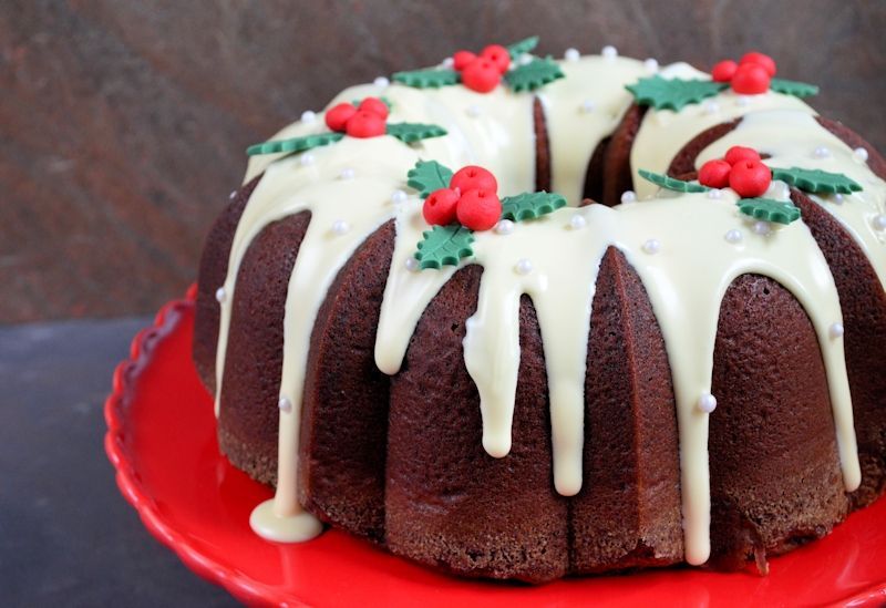 Gingerbread tulband met witte chocola Laura's Bakery