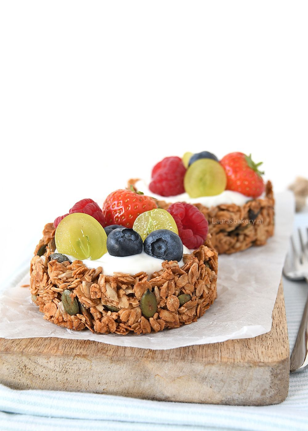 granola ontbijttaartjes met fruit 2a