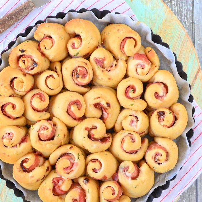 hartig breekbrood met bacon