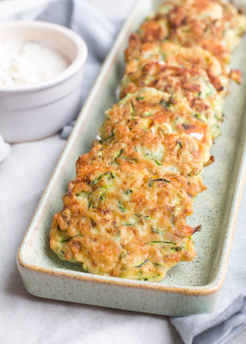 Hartige courgette pannenkoekjes