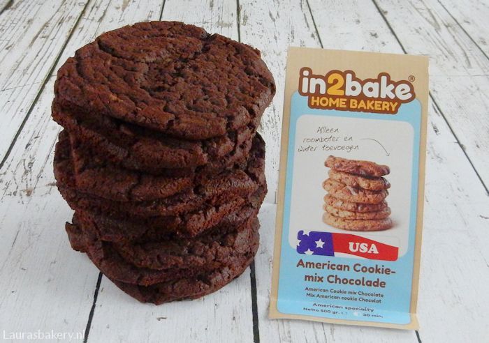 Review in2bake American cookie mix Chocolade