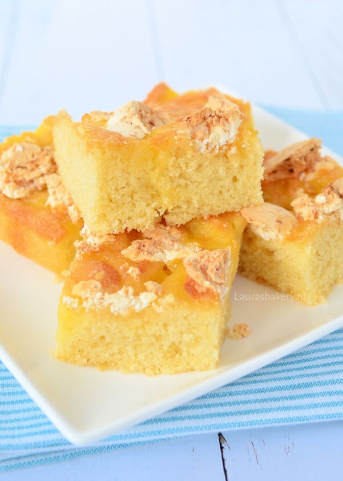 Lemon meringue plaatcake