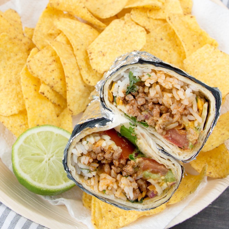 Mexicaanse maaltijd burrito