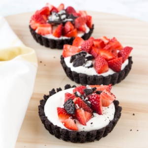 mini oreo aardbeientaartjes
