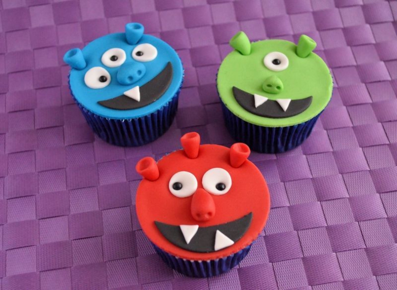 Monster cupcakes