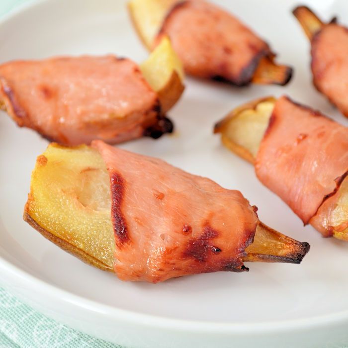 Peer-bacon hapjes