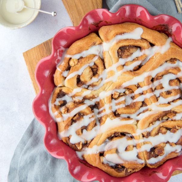 Pumpkin spice-hazelnoot rolls