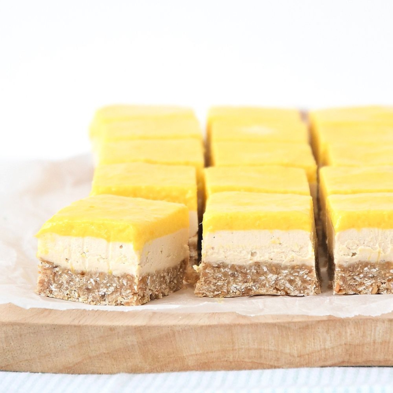 Raw lemon mango bars + review puur zoet