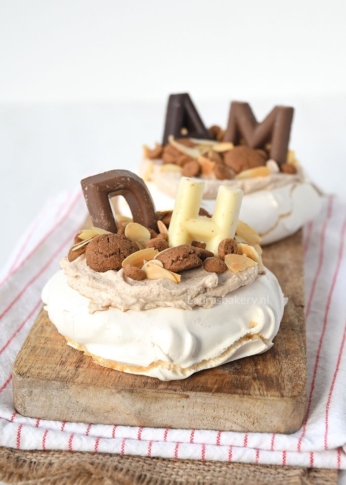 sinterklaas pavlova's met speculaas