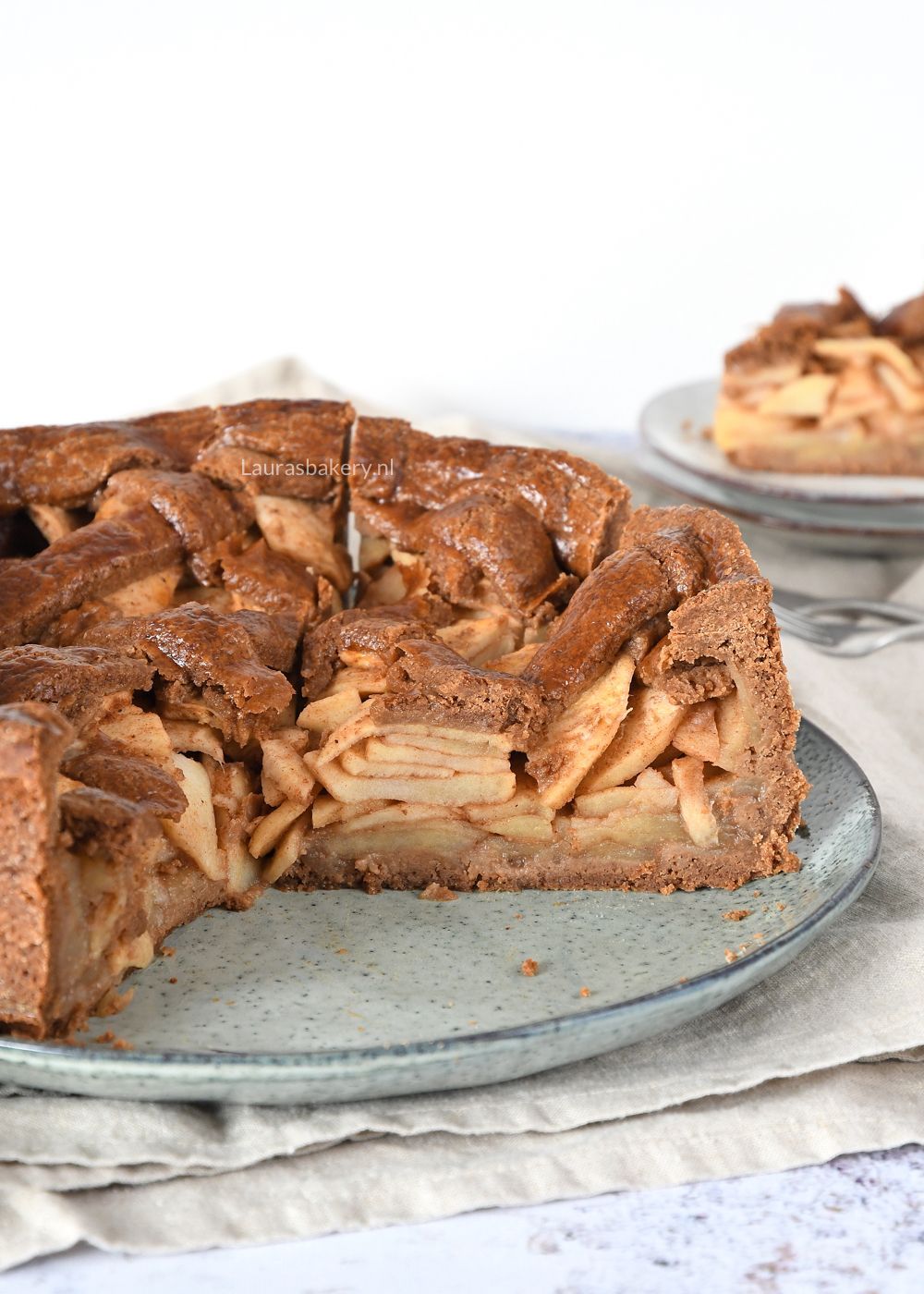 speculaas appeltaart - bakken voor sinterklaas