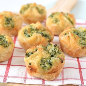 Ricotta borrelhapjes met spinazie