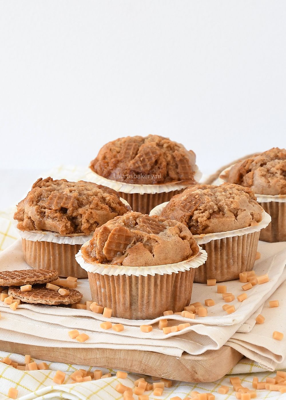 stroopwafel muffins
