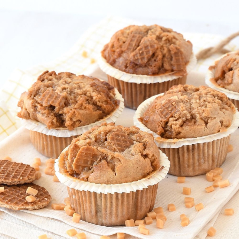 stroopwafel muffins