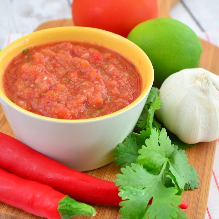 Tomaten salsa saus