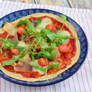 Tortizza met prosciutto