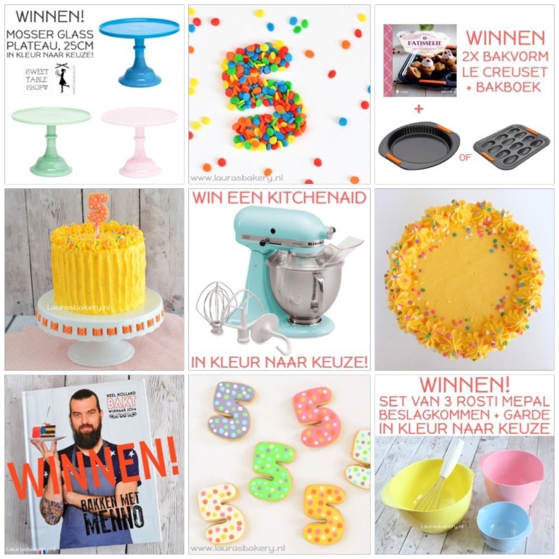 Laura's Bakery 5 jaar: de winnaars