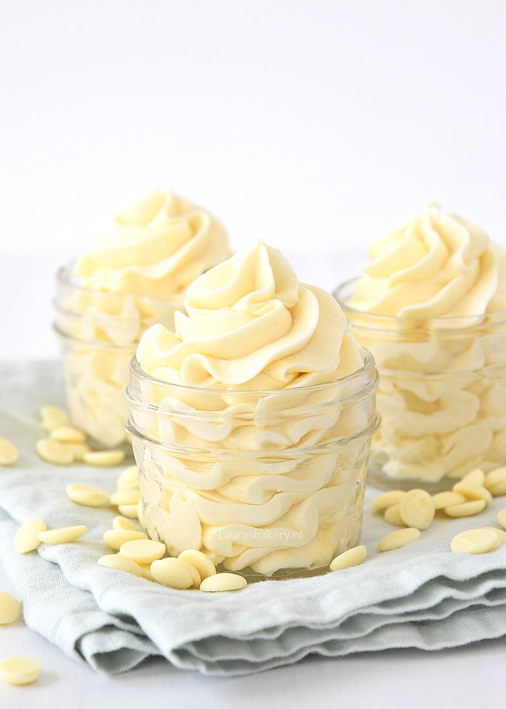 Witte chocolade botercrème
